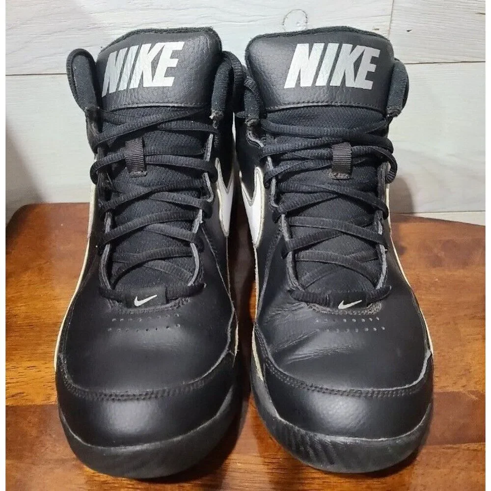NIke The Overplay VII Basketball Shoes Black White Mens Size 8 511372-010